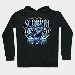 Scorpio Bootleg Retro HipHop Zodiac Sign Astrology Birthday Hoodie